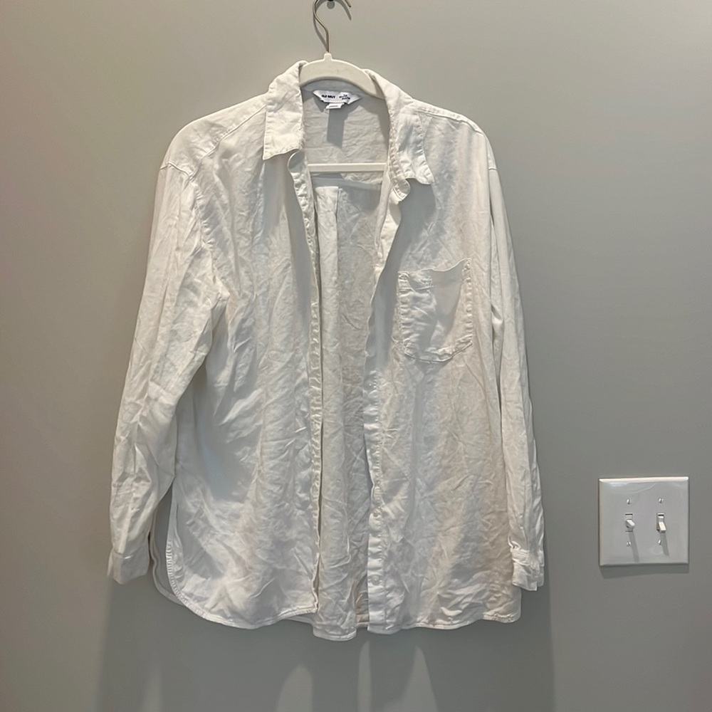 Linen Boyfriend Button Down